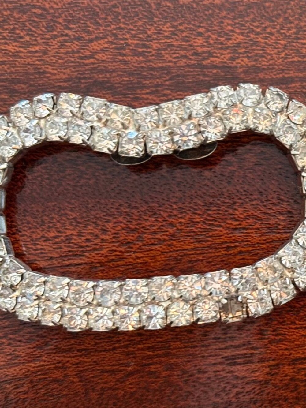 Vintage rhinestone dress clips/shoe buckles